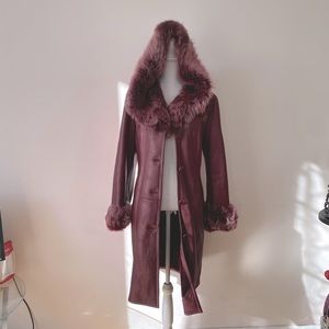 NWT Fox Lambskin and Leather Parka 💜